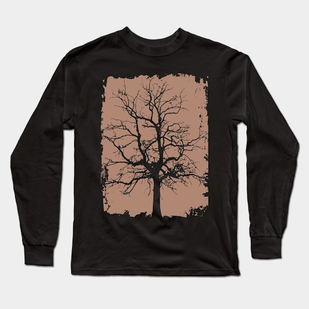 Secret Vintage Tree Long Sleeve T-Shirt by PallKris